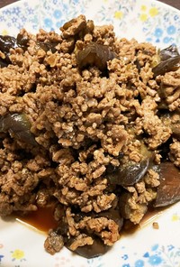 ナスとひき肉のケチャップソ－ス炒め