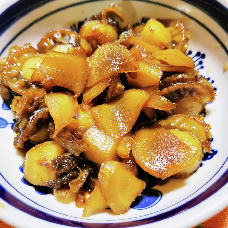 ベビーホタテと新生姜の佃煮の画像