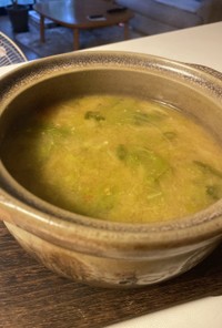 ウゴジクッ(韓国風はくさい菜の味噌汁)