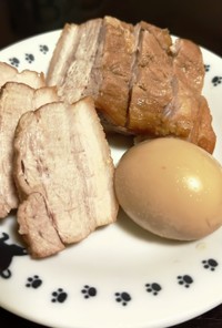 煮豚＆煮卵(*´˘`*)