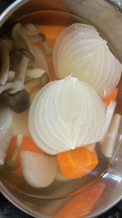 【離乳食初期〜】ストック用野菜＆スープの写真