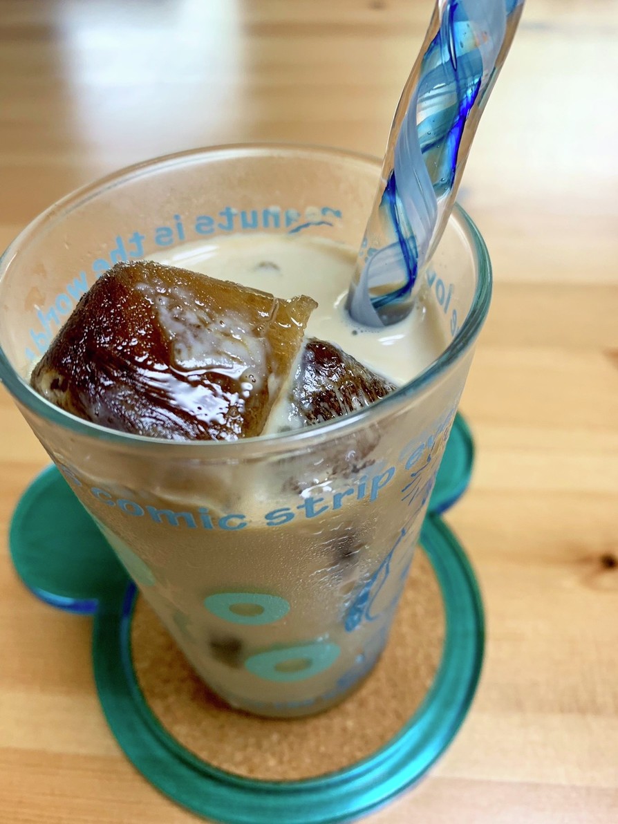 コーヒーの氷♬　アイスカフェ・オ・レの画像