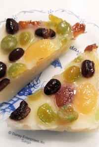 夏の京菓子～抹茶水無月～レンジで簡単-3