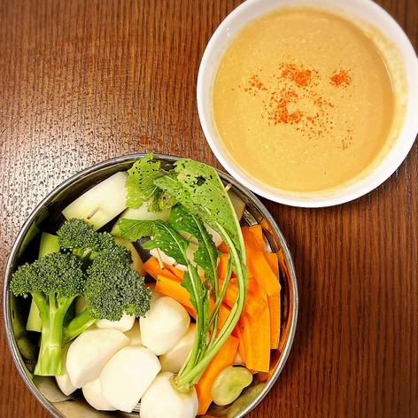 温野菜のための味噌マヨディップ