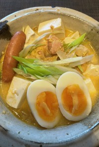 超簡単味噌キムチ生姜鍋