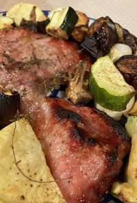 野菜とお肉のオーブン焼き