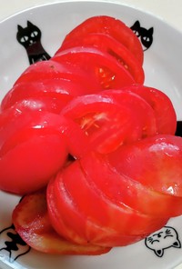 トマトはこれが１番美味し♡キンキン冷え