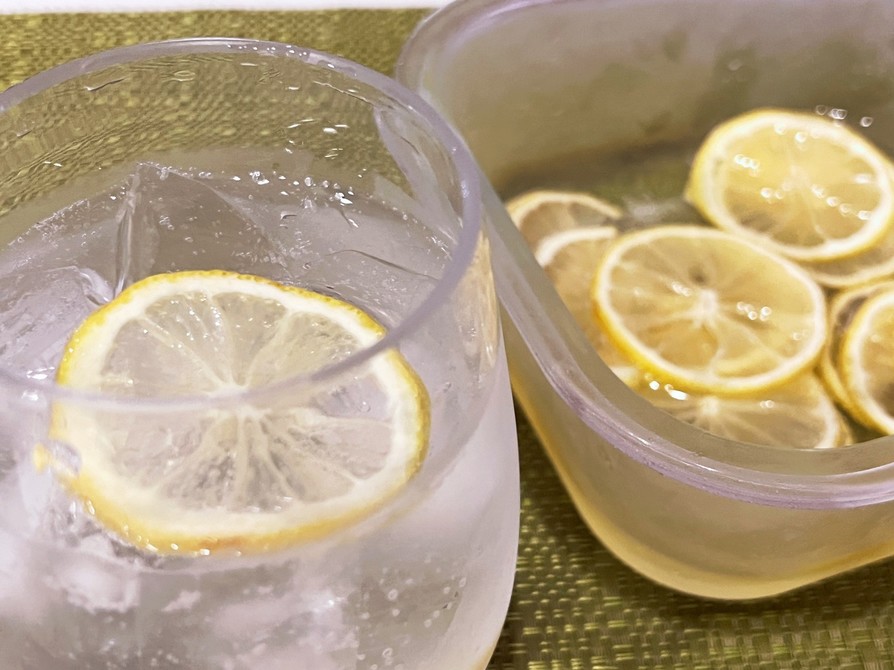 レモンのシロップ漬け(レモン1個分)の画像