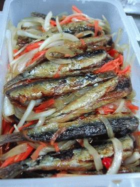 カタクチイワシの南蛮漬け