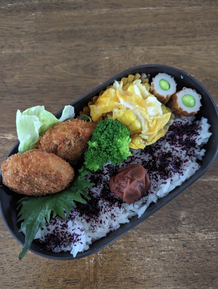 JK☆卵とトウモロコシの中華炒め弁当♪