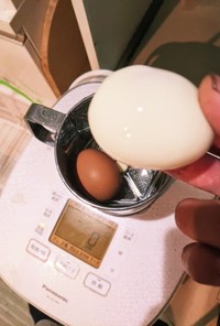 炊飯器のお湯加減！時短ゆで卵作戦