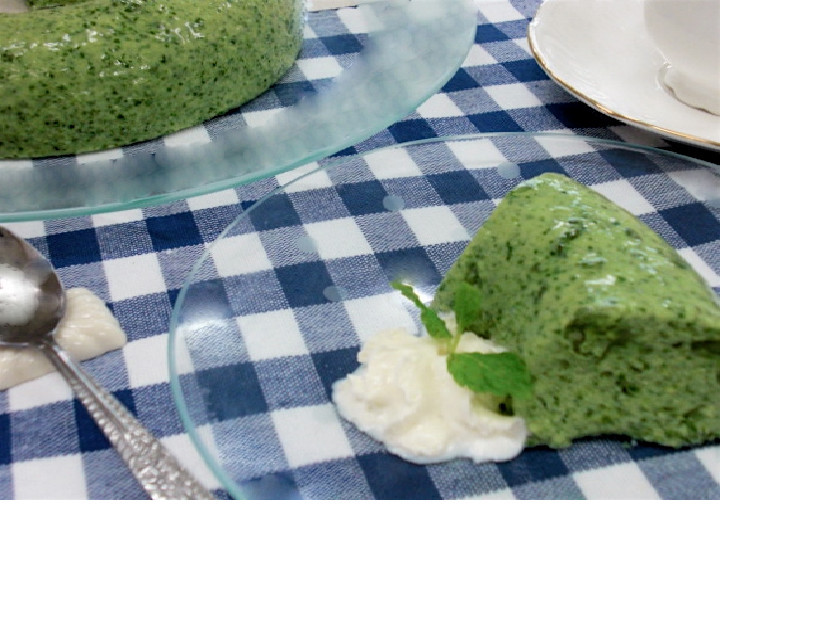 小松菜のヨーグルトケーキの画像