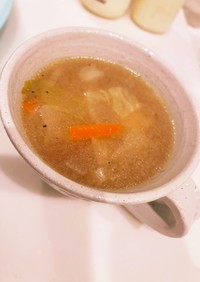 玉ねぎ麹の鶏団子スープ