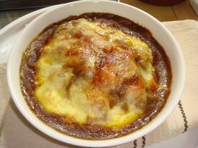 *はんぺんのカレー焼き*