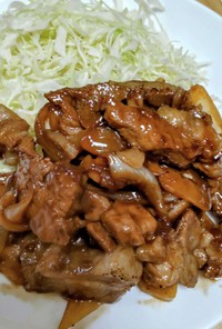 厚切り豚肉のトンテキ～♡スタミナ料理♪