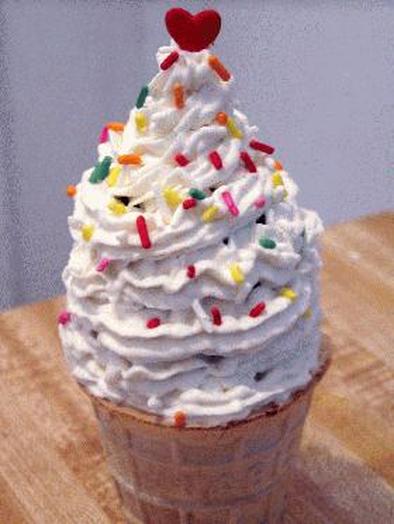 ソフトクリームケーキ！の写真