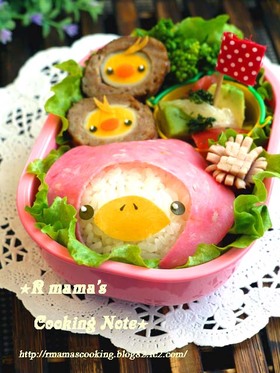 あひるママンとぴよこ達のお弁当♪