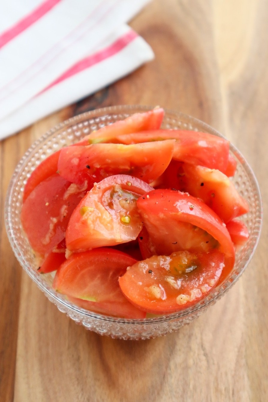 簡単5分！トマトのハニージンジャーマリネの画像