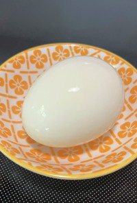 ツルンと剥けるゆで卵（固茹で）