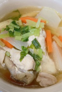 胃腸に優しい野菜スープ