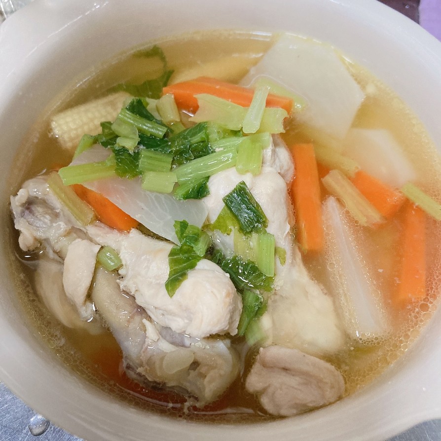 胃腸に優しい野菜スープの画像