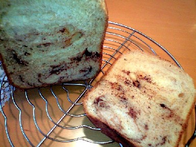 HBで　板チョコ☆マーブル食パンの画像