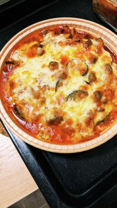 ズッキーニのトマトグラタンの写真