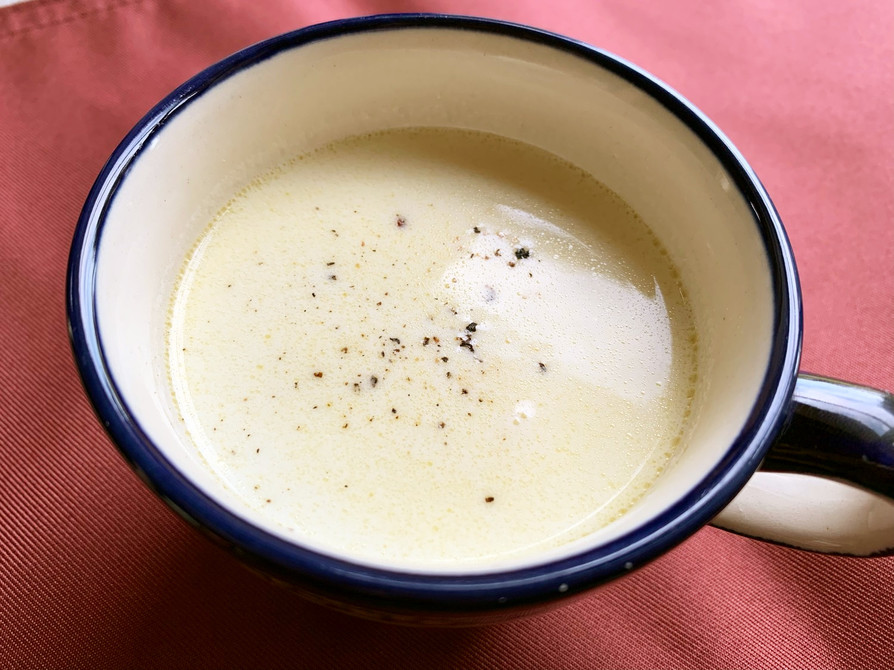 【フレイル予防】豆のミルクチーズスープの画像