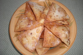 トルティーア揚げ☆シナモン&シュガーかけ