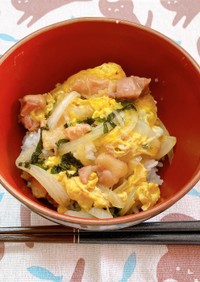 ☆焼き鳥缶の親子丼☆