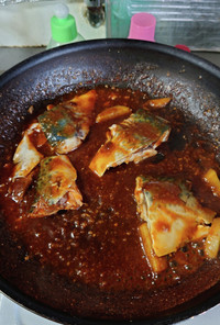 ヨウサマの減塩福岡郷土料理風ごま鯖焼き