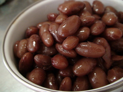 圧力鍋で簡単！金時豆の煮豆*の写真