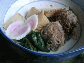 牛蒡つくねと筍煮