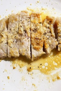 豚肉のニンニク味噌チーズ焼き