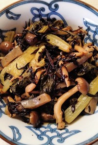 常備菜❁ 小松菜と ひじき しめじの煮物