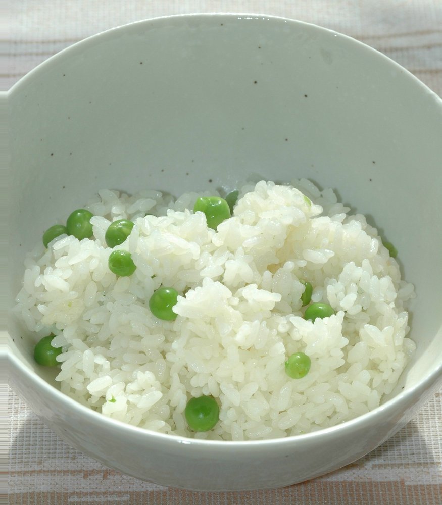 エンドウ豆ご飯の画像