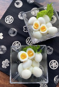 横浜発♡半熟うずらの卵を圧力鍋で。