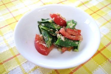 なんたんかんたん夏野菜のピリ辛中華サラダの画像