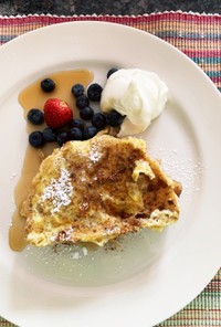 簡単フレンチトースト☆アメリカの朝ご飯♪