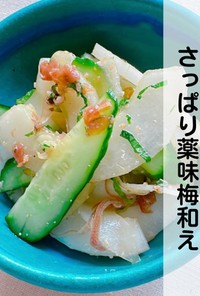 沖縄島野菜モーウイのさっぱり薬味梅和え