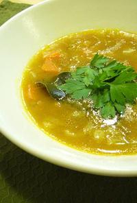 カレー風味の野菜スープWITH RICE