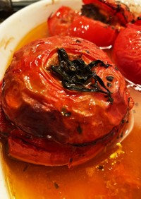 トマトの肉詰め