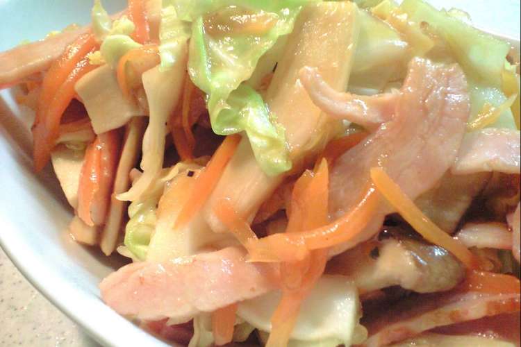 えりんぎベーコンのこくうま野菜炒め レシピ 作り方 By Rx7fdlove クックパッド 簡単おいしいみんなのレシピが355万品