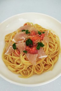 フレッシュトマトパスタ☆ぺぺロンチーノ風