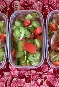 夏野菜のサラダ