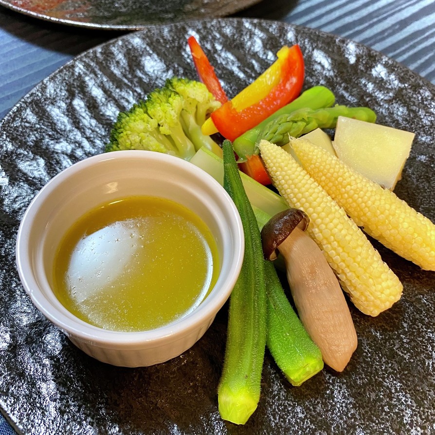 バーニャカウダソース★夏野菜サラダの画像