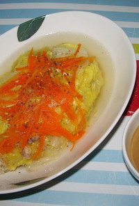 スープも美味い！白菜と豚バラの蒸し煮