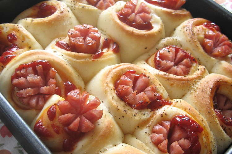 ウインナー お花畑ちぎりパン レシピ 作り方 By 春小町 クックパッド 簡単おいしいみんなのレシピが366万品