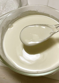 牛乳からヨーグルト（室温）