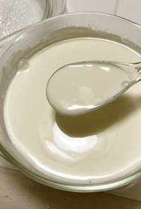 牛乳からヨーグルト（室温）